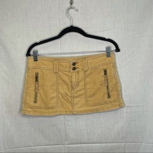 vintage y2k A&F corduroy mini skirt